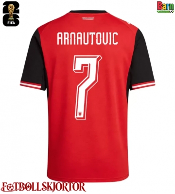 Österrike Marko Arnautovic #7 Hemmakläder Barn VM 2026 Kortärmad (+ Korta byxor)